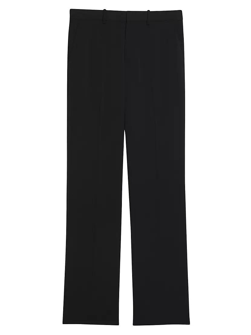 Wool Straight-Leg Trousers Product Image