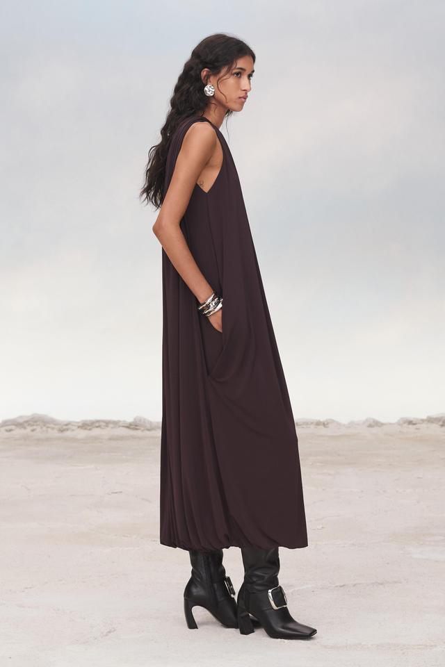 BELTED CAPE DRESS LIMITED EDITION Product Image