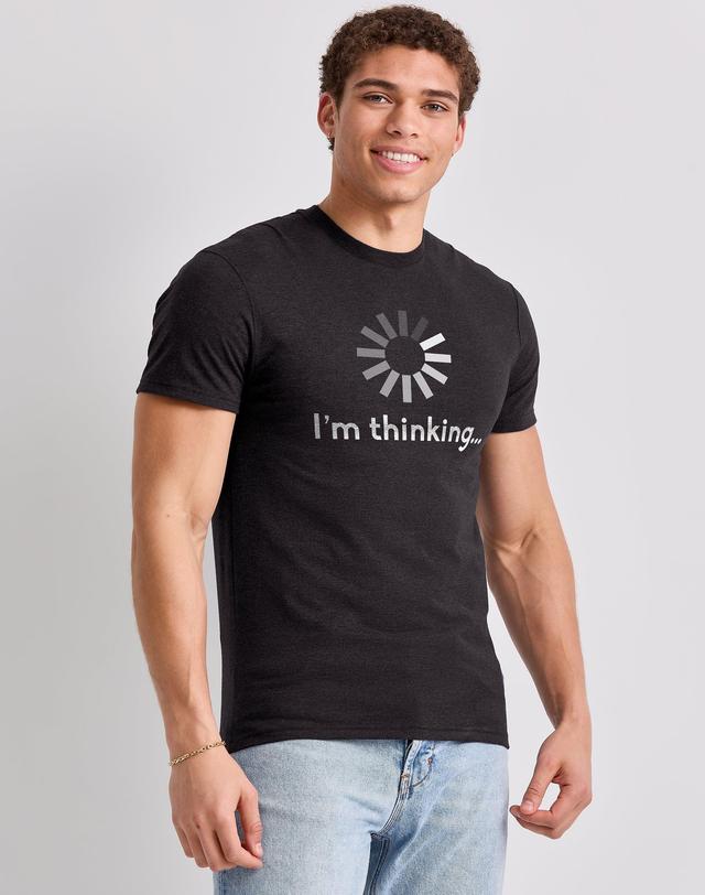 Hanes Mens Im Thinking Graphic Tee L Product Image