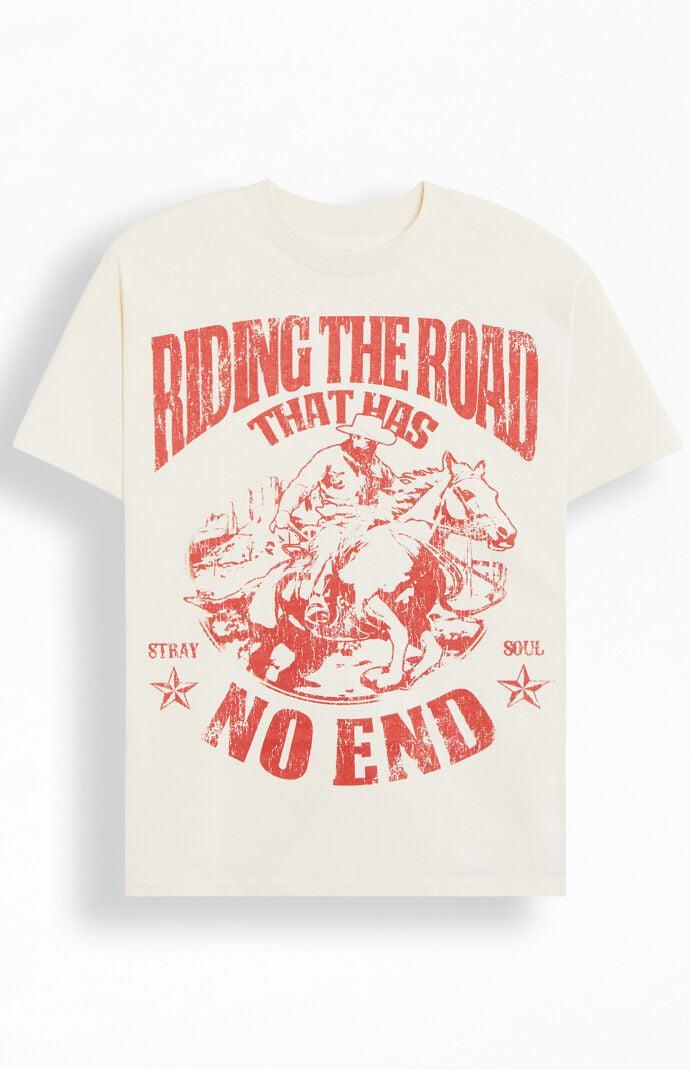 Mens Road With No End T-Shirt Product Image