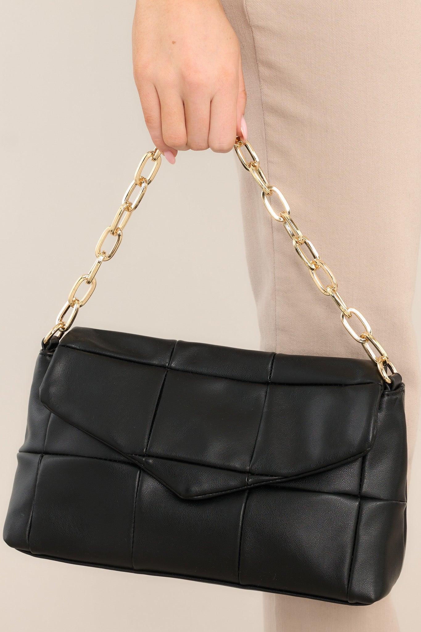 Captivatingly Chic Black Bag Product Image