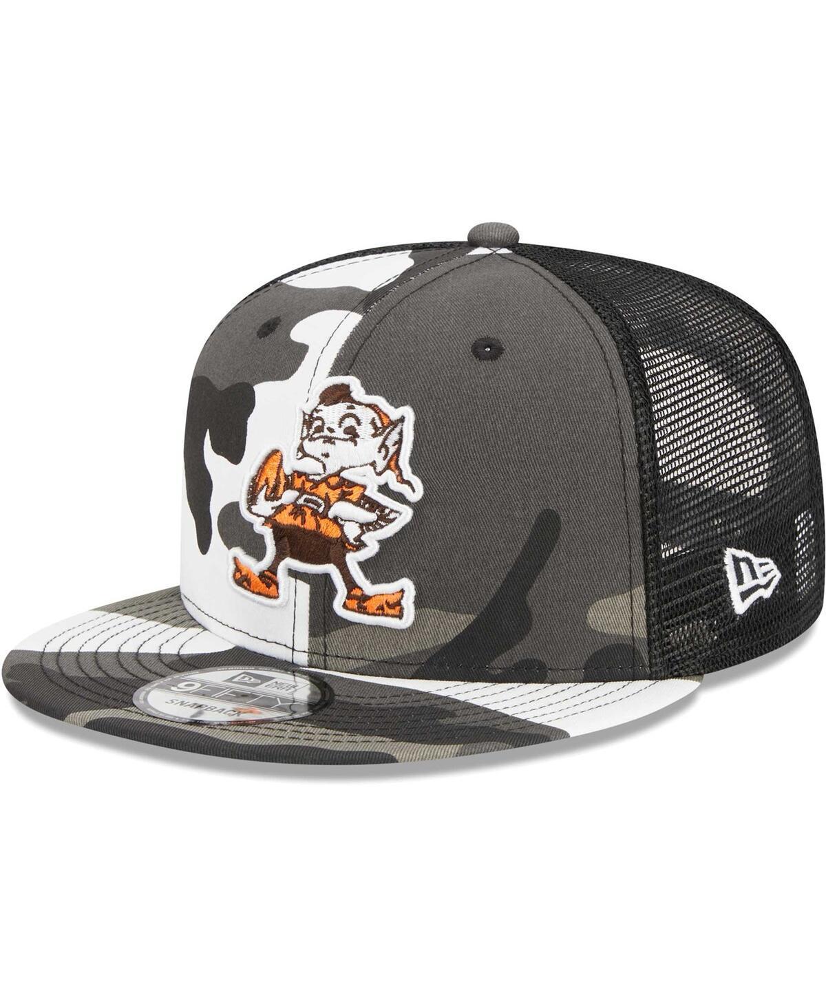 Mens New Era Urban Camo Cleveland Browns 9FIFTY Trucker Snapback Hat Product Image