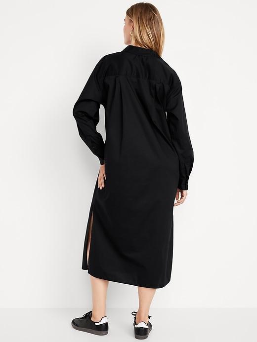 Loose Midi Shirt Dress Product Image