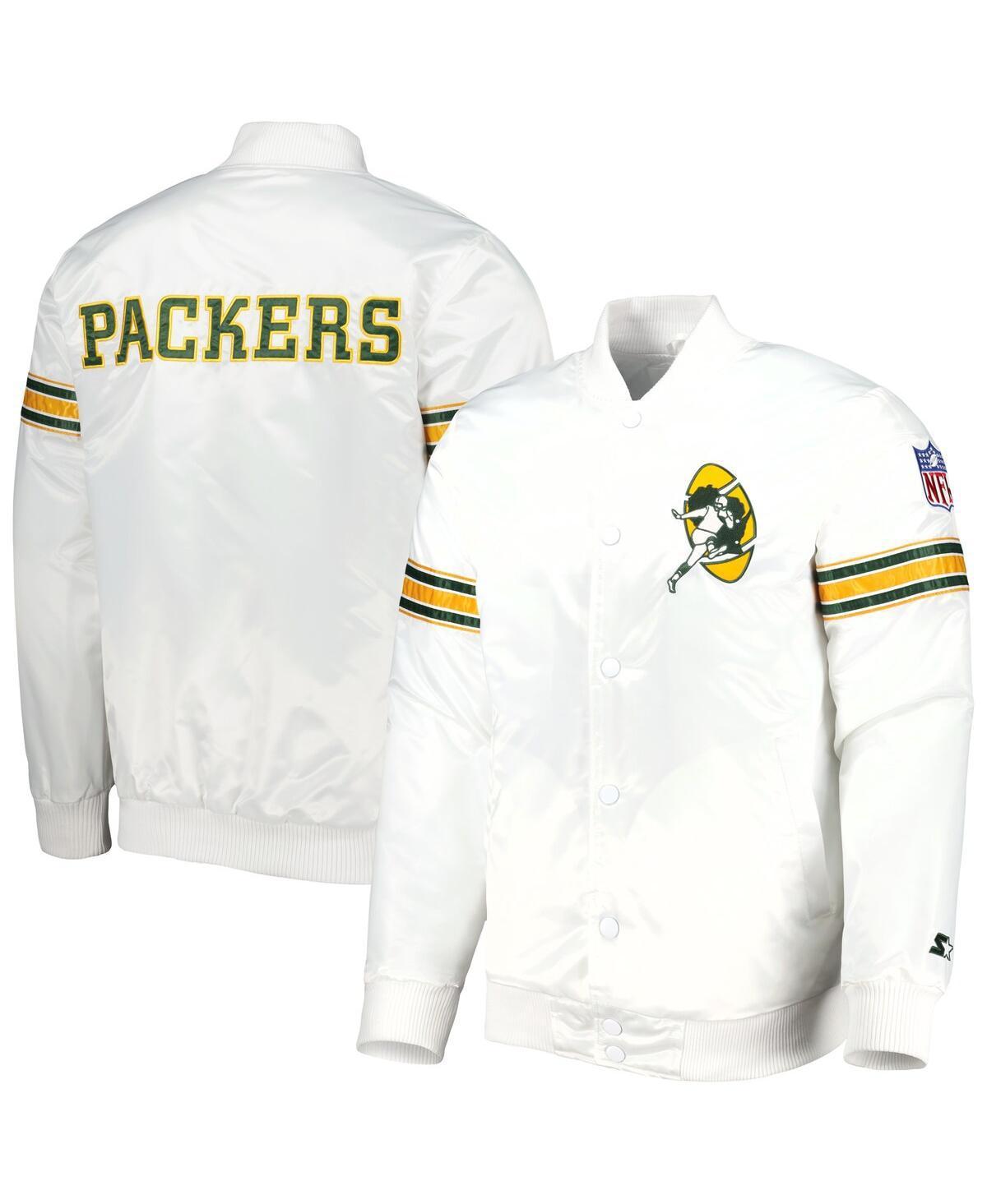 Mens Starter Green Bay Packers The Power Forward Full-Snap Jacket Product Image