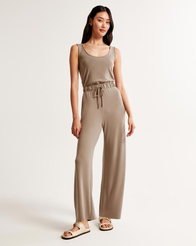 Lounge Scoopneck Jumpsuit Product Image