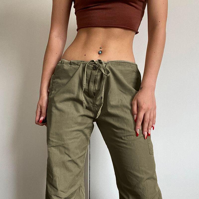 Low-Rise Cargo Pants product image