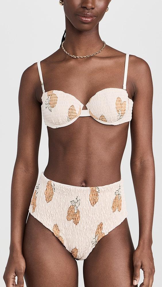 Ancora Le Citron Scrunchie Bikini Top | Shopbop Product Image