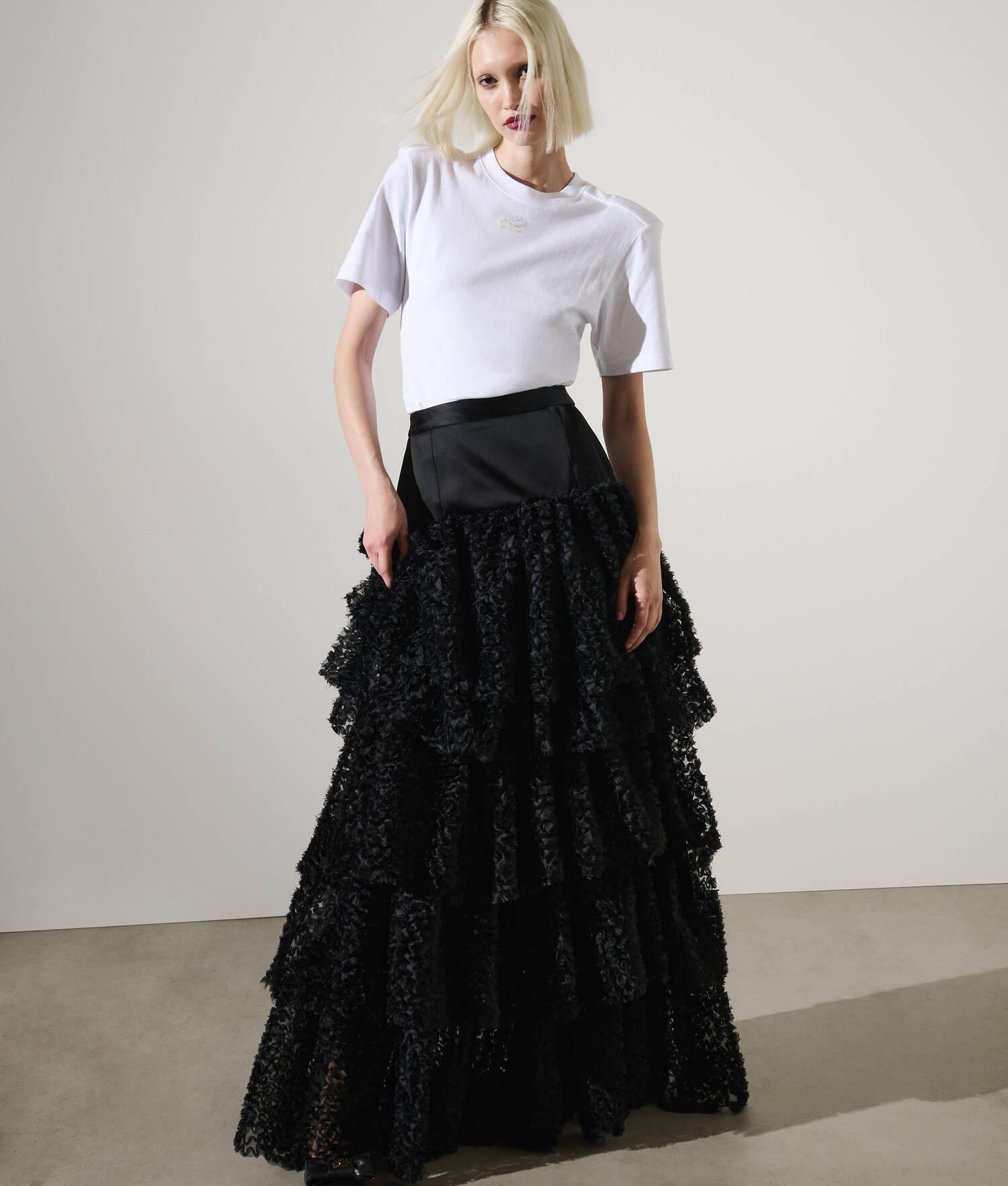 KARL STUDIO FRILLED MAXI SKIRT product image