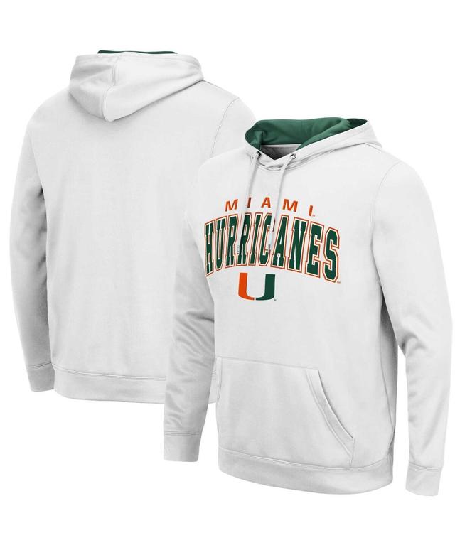 Mens Colosseum Miami Hurricanes ResistancePullover Hoodie Product Image