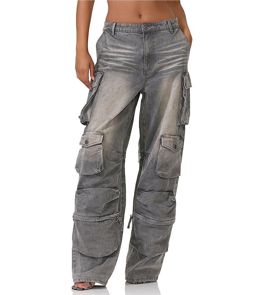 AFRM Parker Denim Baggy Cargo Jeans Product Image