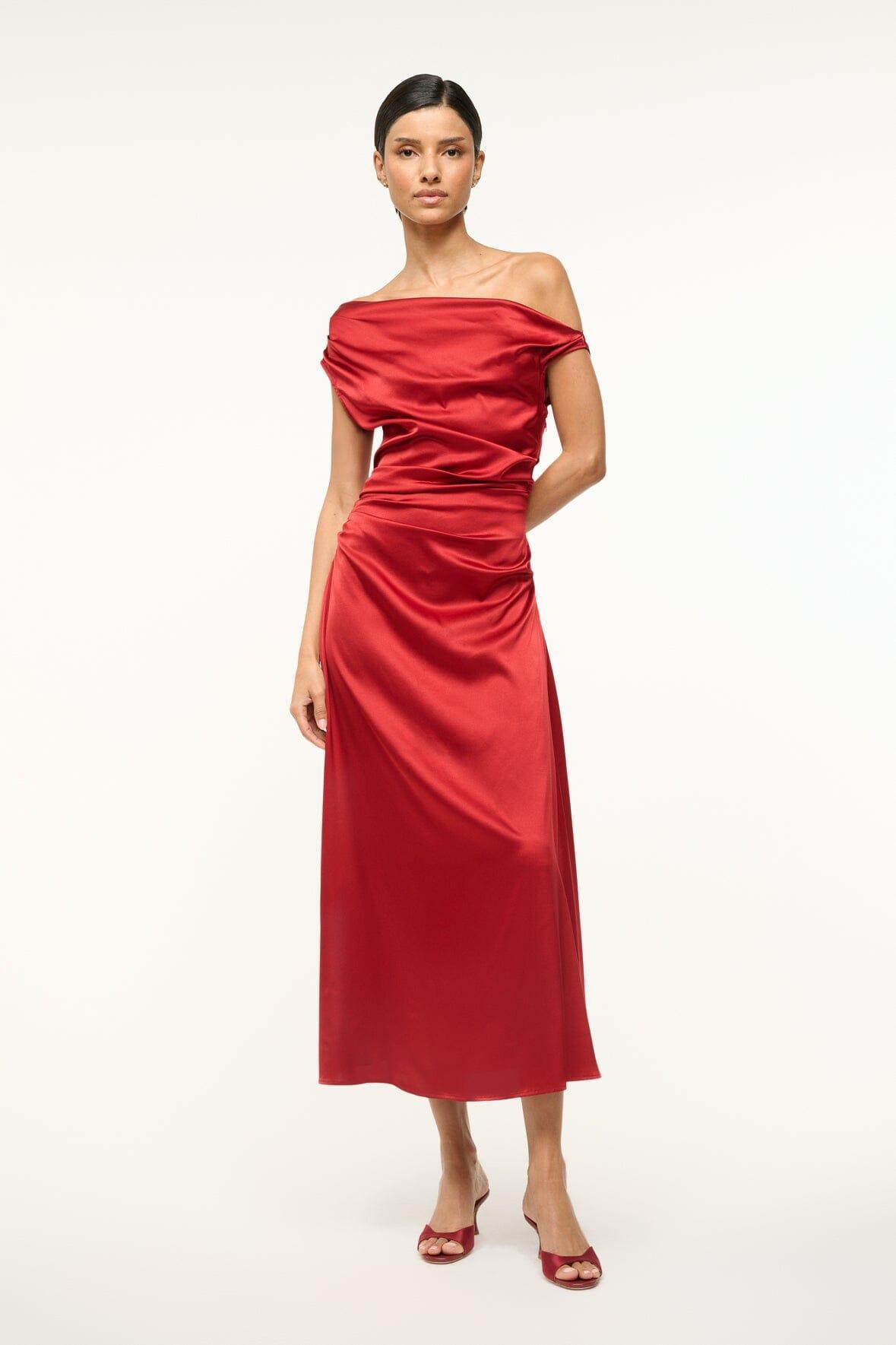 PHARE SILK DRESS | ROUGE Product Image