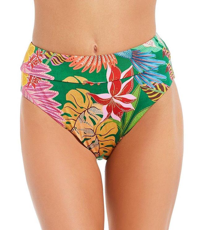 Gibson & Latimer Jungle Life Banded High Waisted Swim Bottom Product Image