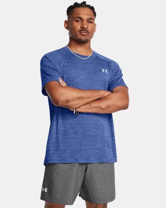 Mens UA Tech Textured Short Sleeve Product Image