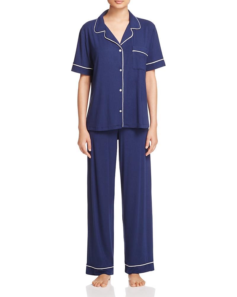 Eberjey Gisele Short Sleeve Jersey Knit Pajamas Product Image