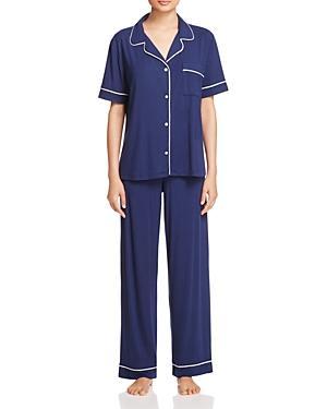 Womens Gisele Short-Sleeve Top & Pants Pajama Set Product Image