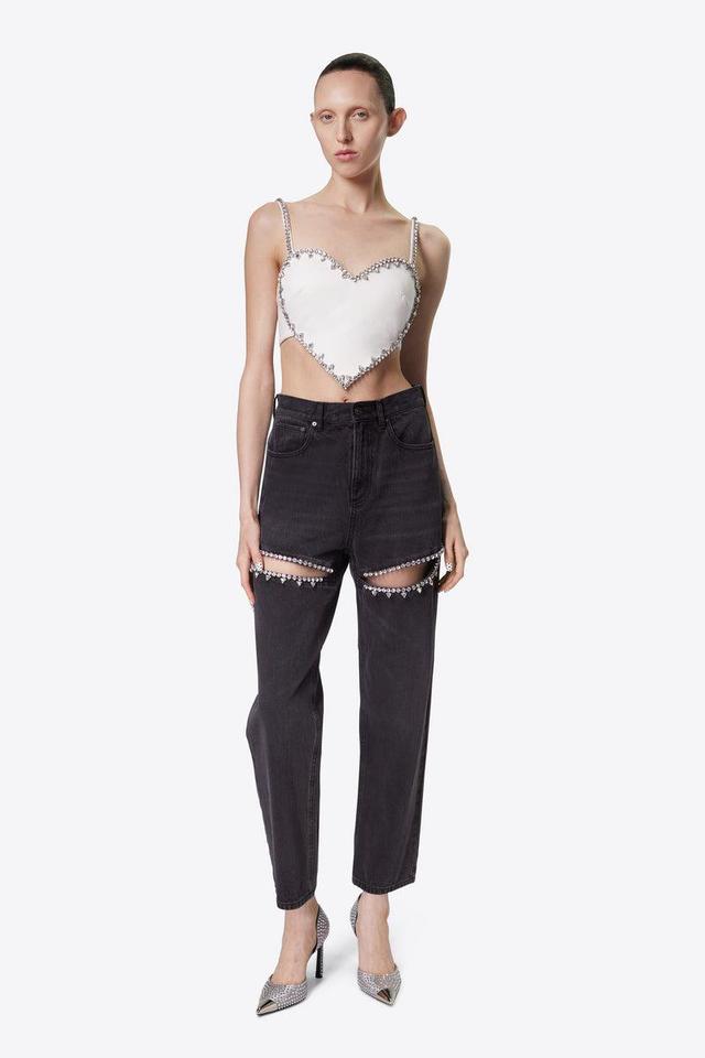 Crystal Slit Jean Product Image