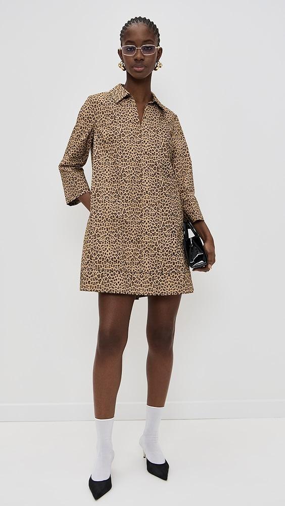 English Factory Leopard Collar Mini Dress | Shopbop Product Image