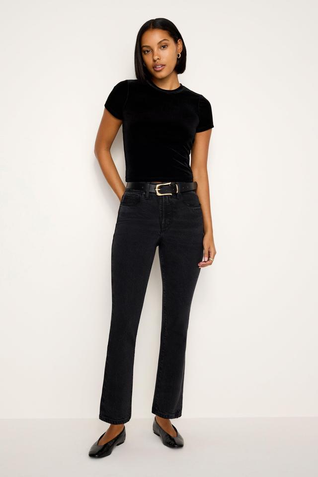 SOFT-TECH GOOD LEGS STRAIGHT JEANS | BLACK340 Product Image