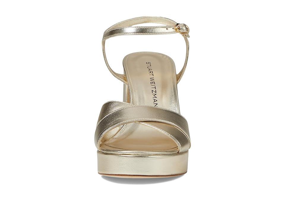 Dayna Metallic Crisscross Platform Sandals Product Image