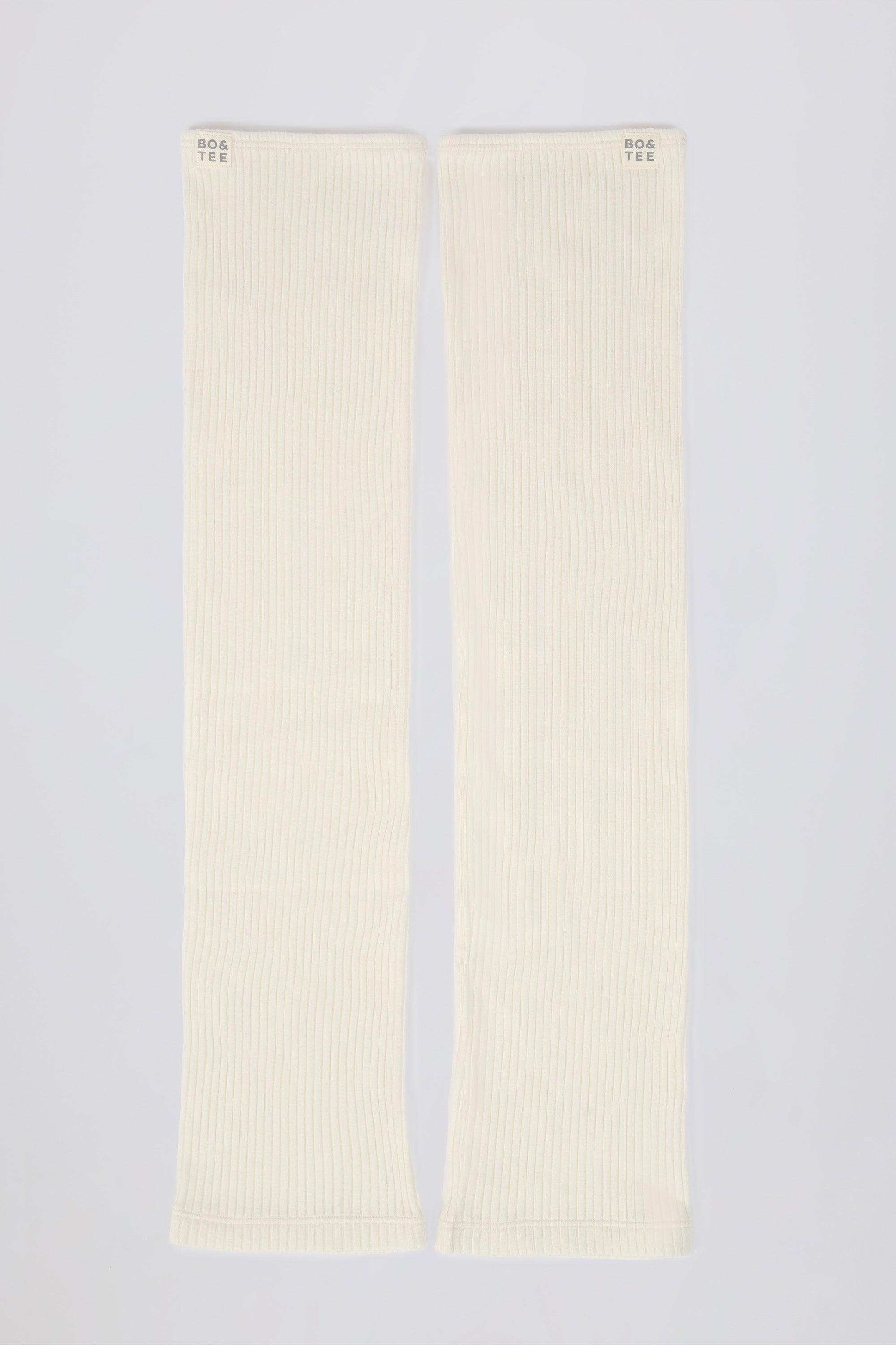 Leg Warmers in Soft White Product Image