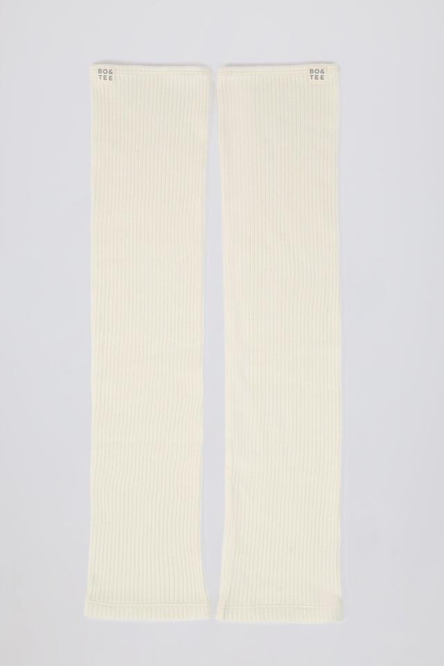 Leg Warmers in Soft White Product Image