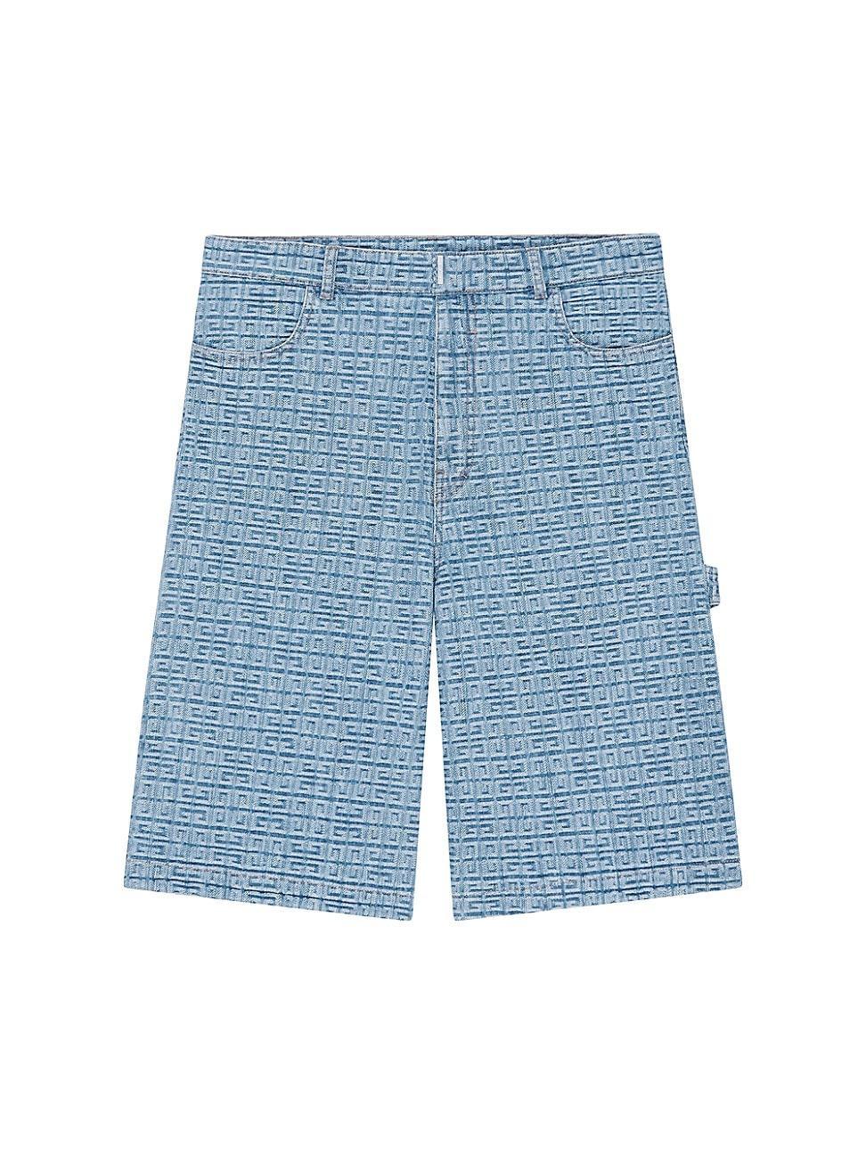 Mens Carpenter Bermuda Shorts In 4G Denim Product Image