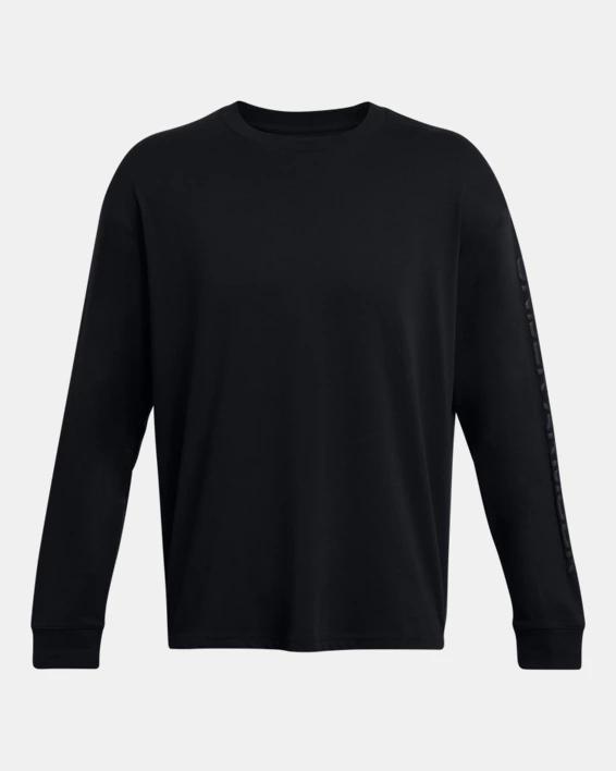 Men's UA Heavyweight Tonal Wordmark Long Sleeve Product Image