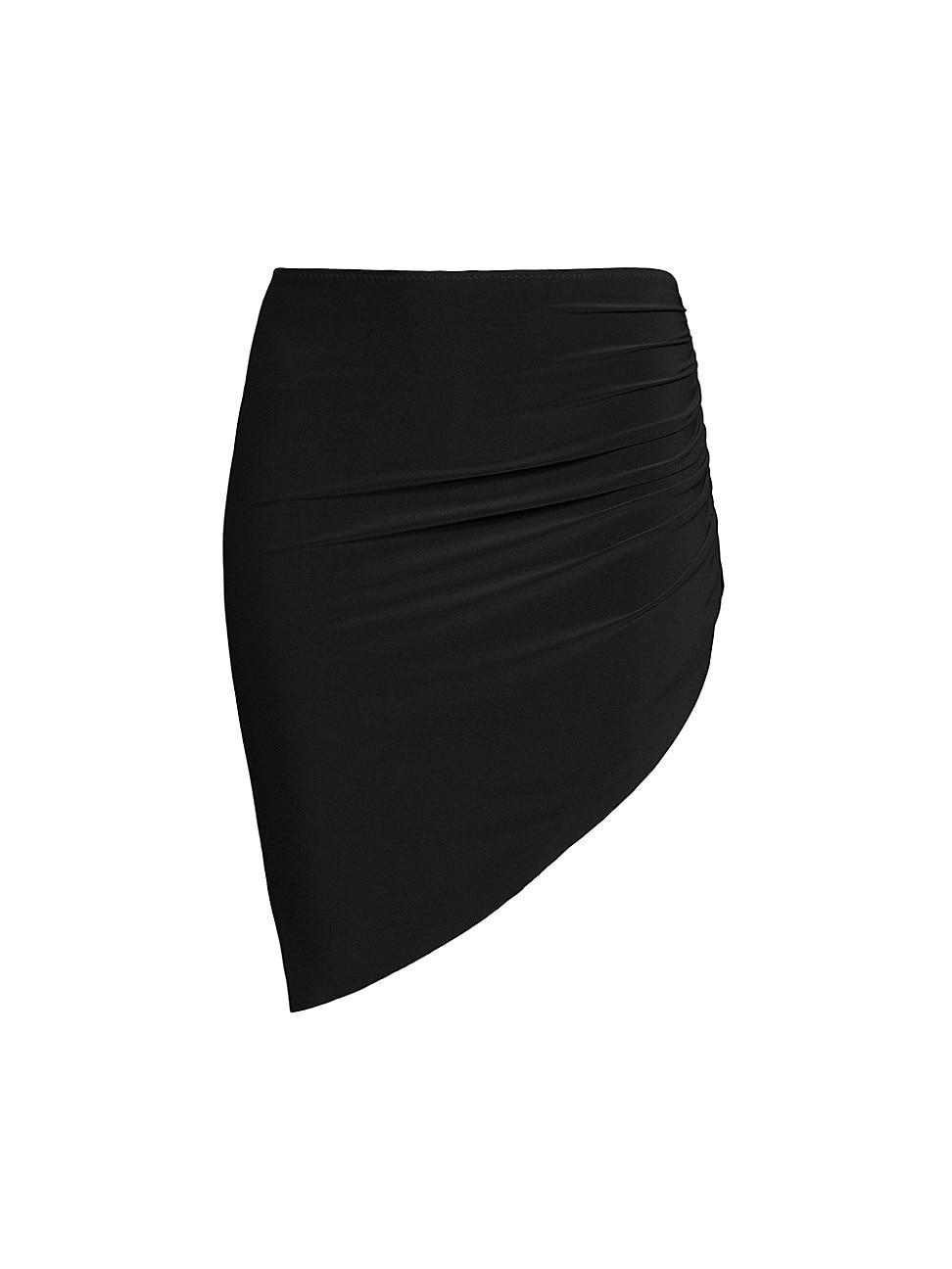 Norma Kamali Side Drape Miniskirt Product Image