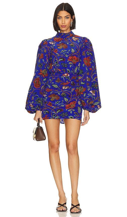 Womens Luke Floral Puff-Sleeve Minidress Product Image