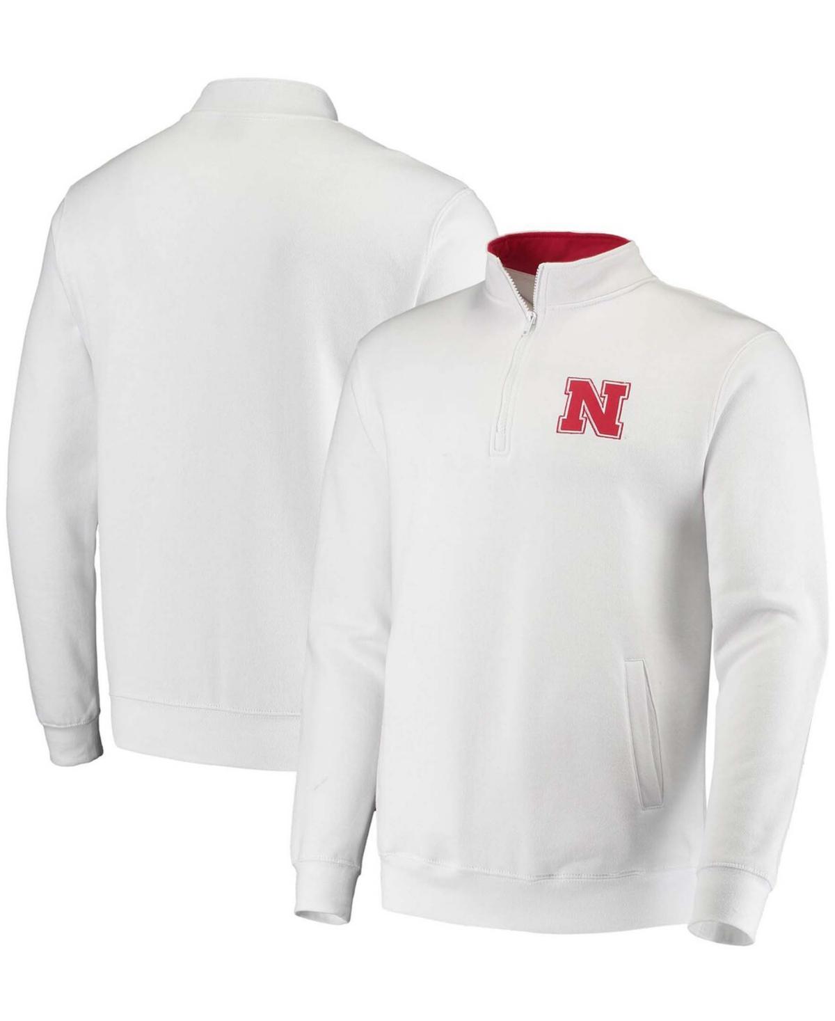 Mens White Nebraska Huskers Tortugas Logo Quarter-Zip Jacket Product Image