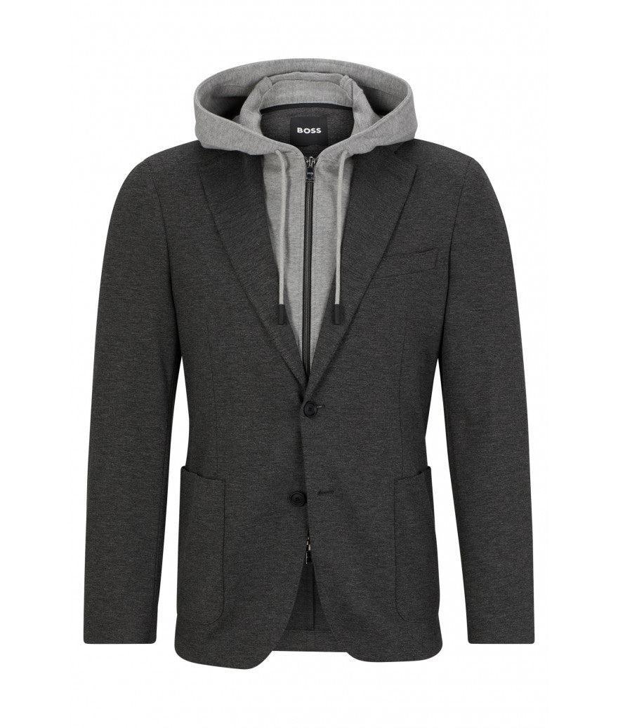 BOSS P-Hanry-J-HOODIE-234 Slim Fit Formal Coat Male Product Image