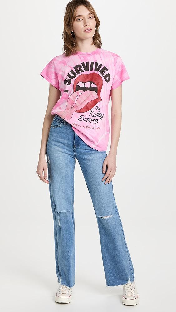 MADEWORN ROCK Rolling Stones Tie Dye Tee | Shopbop Product Image