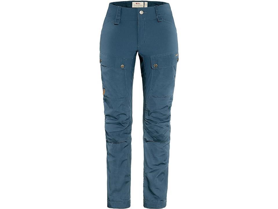 Fjallraven Keb Trousers Curved (Indigo ) Women's Outerwear Product Image