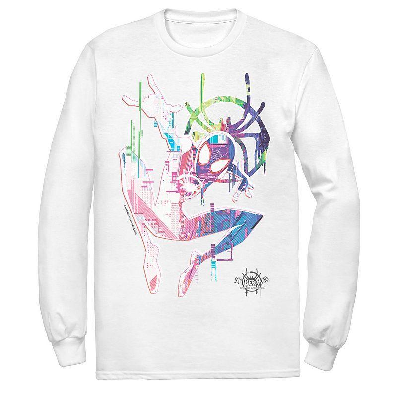 Mens Marvel Spiderverse Watercolor Spidey Pose Tee Product Image