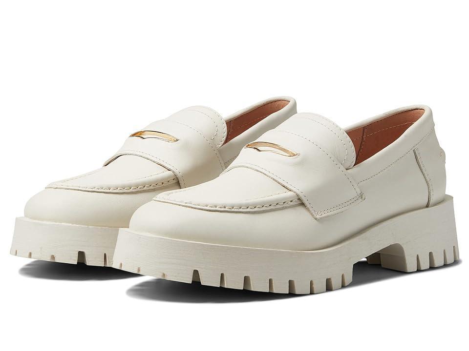 Steve Madden Lawrence Loafer Leather) Women's Shoes Product Image