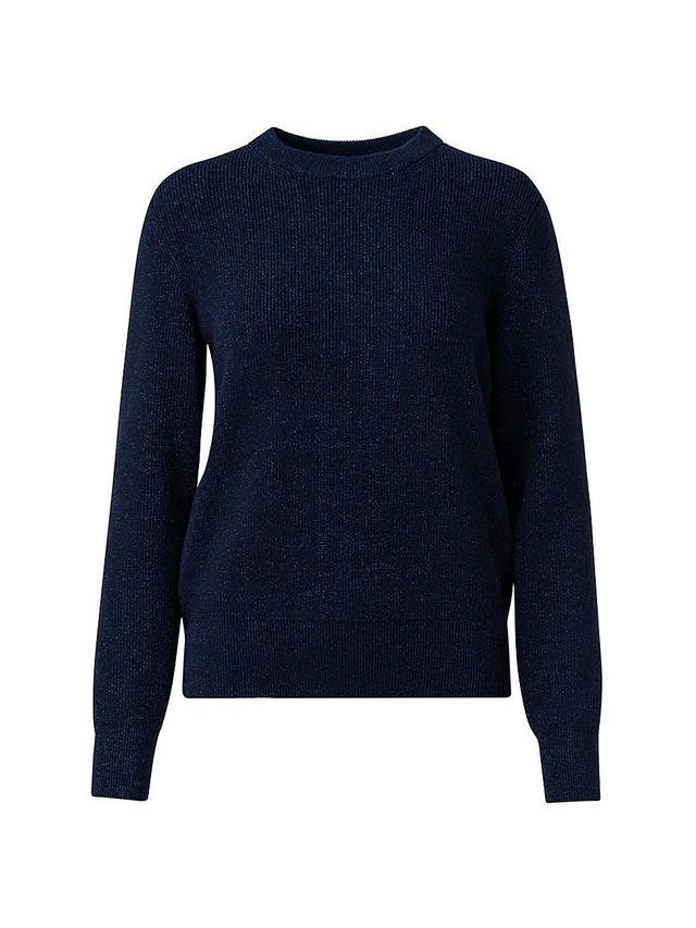 Womens Cashmere Metallic Sweater Product Image