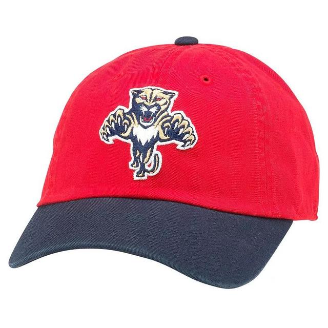 Mens American Needle Red Florida Panthers Blue Line Adjustable Hat Product Image