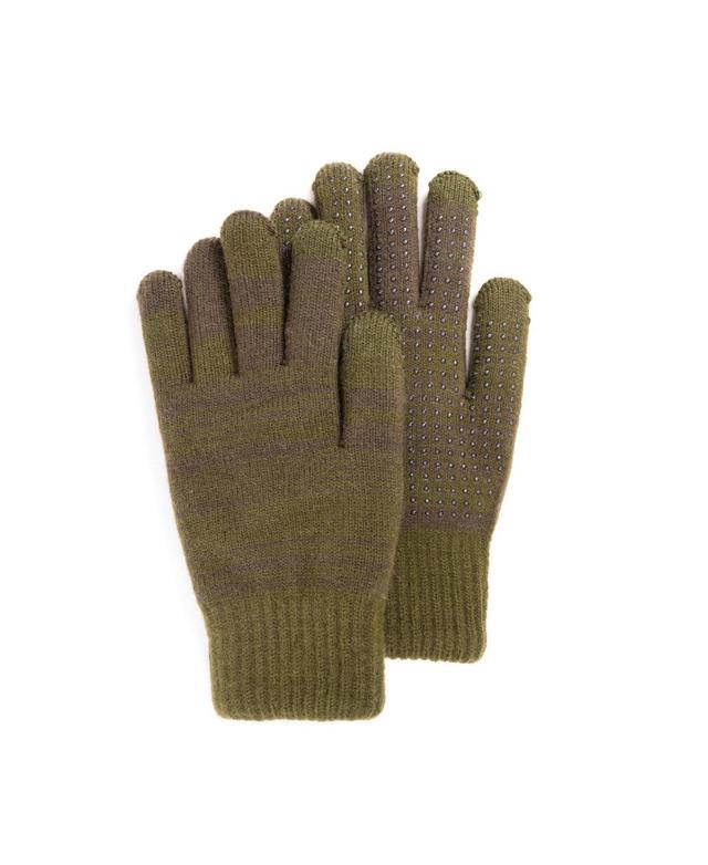 Muk Luks Mens Unisex Heat Retainer Gloves, Blaze Product Image