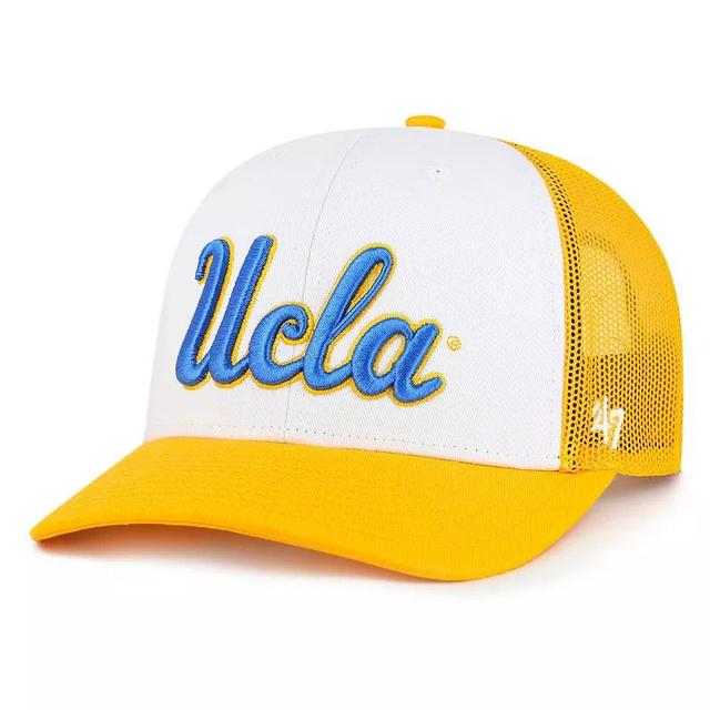 47 Brand Mens White Ucla Bruins Freshman Trucker Adjustable Hat - White, Gold Product Image