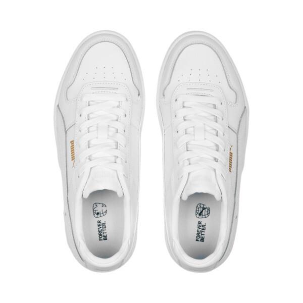 PUMA Carina Street Women's Sneakers in White/Gold Product Image