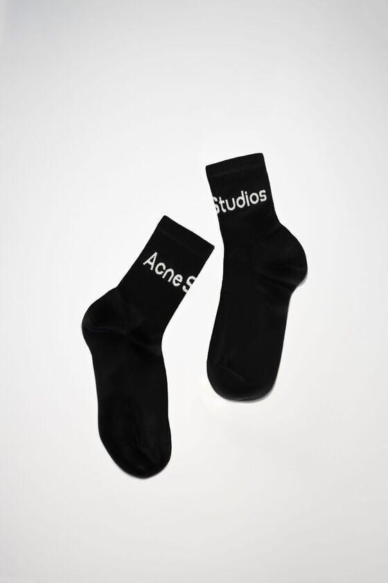 Ribbed logo socks Product Image