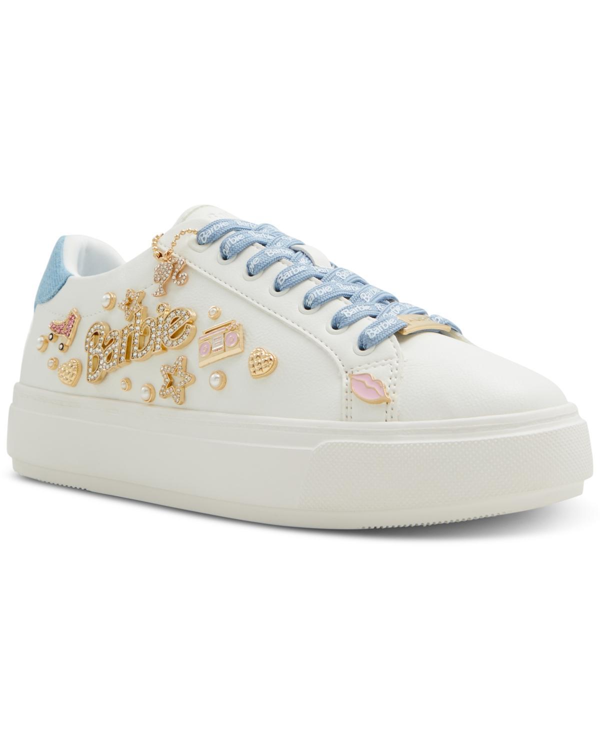 Aldo x Barbie Womens Barbiestep Lace-Up Platform Sneakers - Blue Product Image