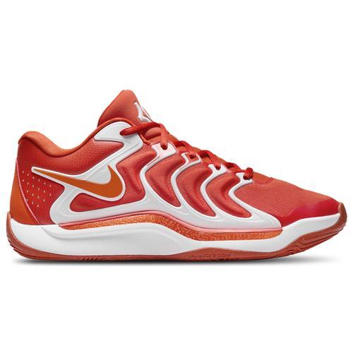 Nike Mens Nike KD17 TB - Mens Basketball Shoes Team Orange/Team Orange/White Product Image