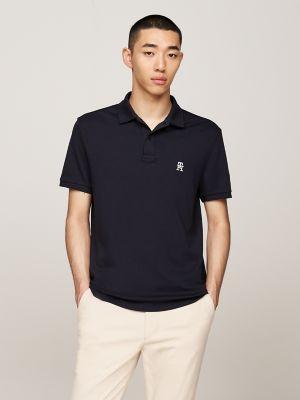 TH Logo Regular Fit Interlock Polo Product Image