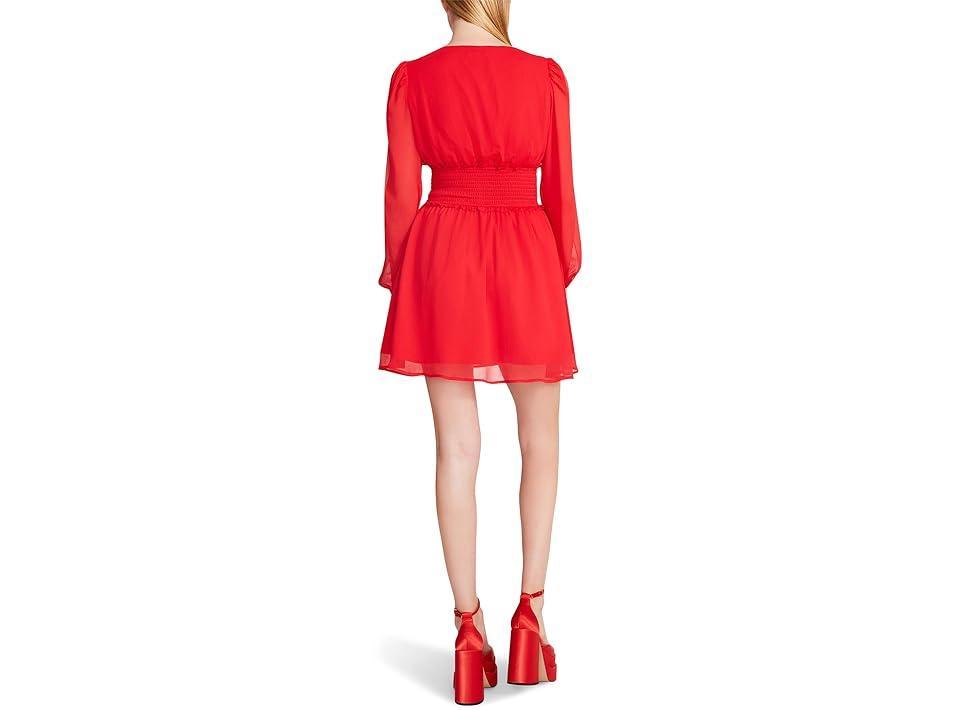 Steve Madden Diana Dress (Medium Red) Women's Clothing Product Image