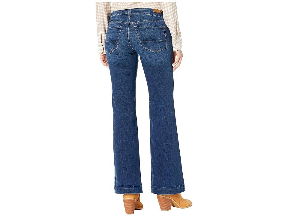 Ariat Kelsea Mid Rise 5-Pocket Stretch Wide Leg Jeans Product Image