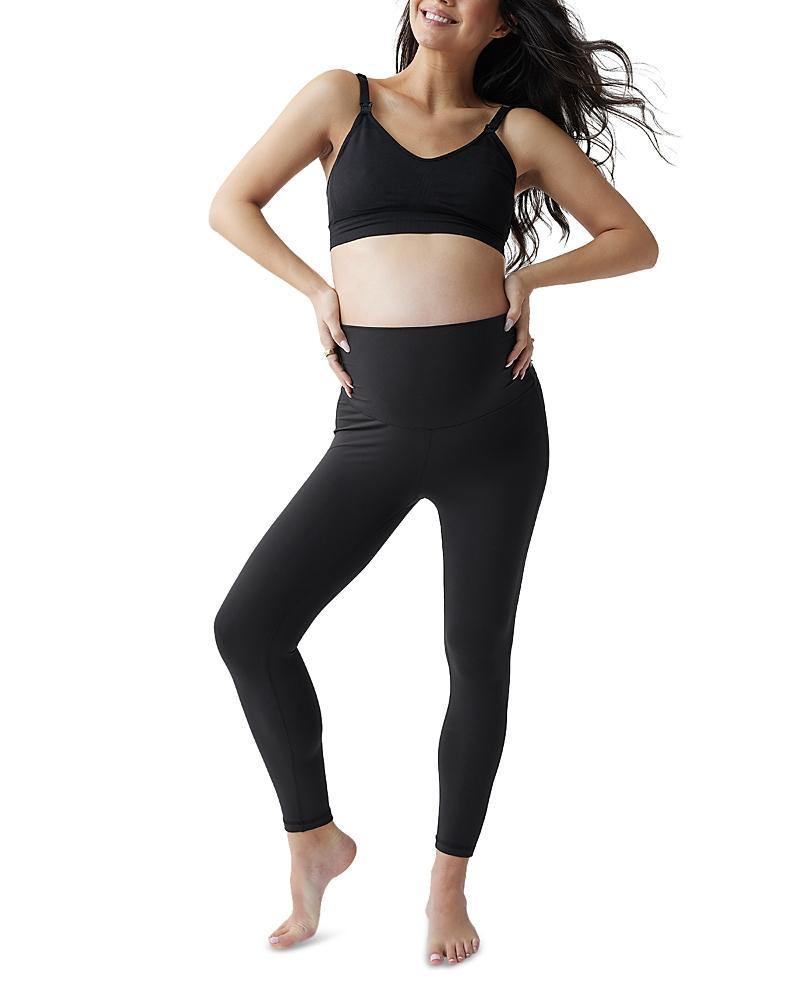 Ingrid & Isabel Set of 2 Fold Down Waist Maternity Leggings Product Image