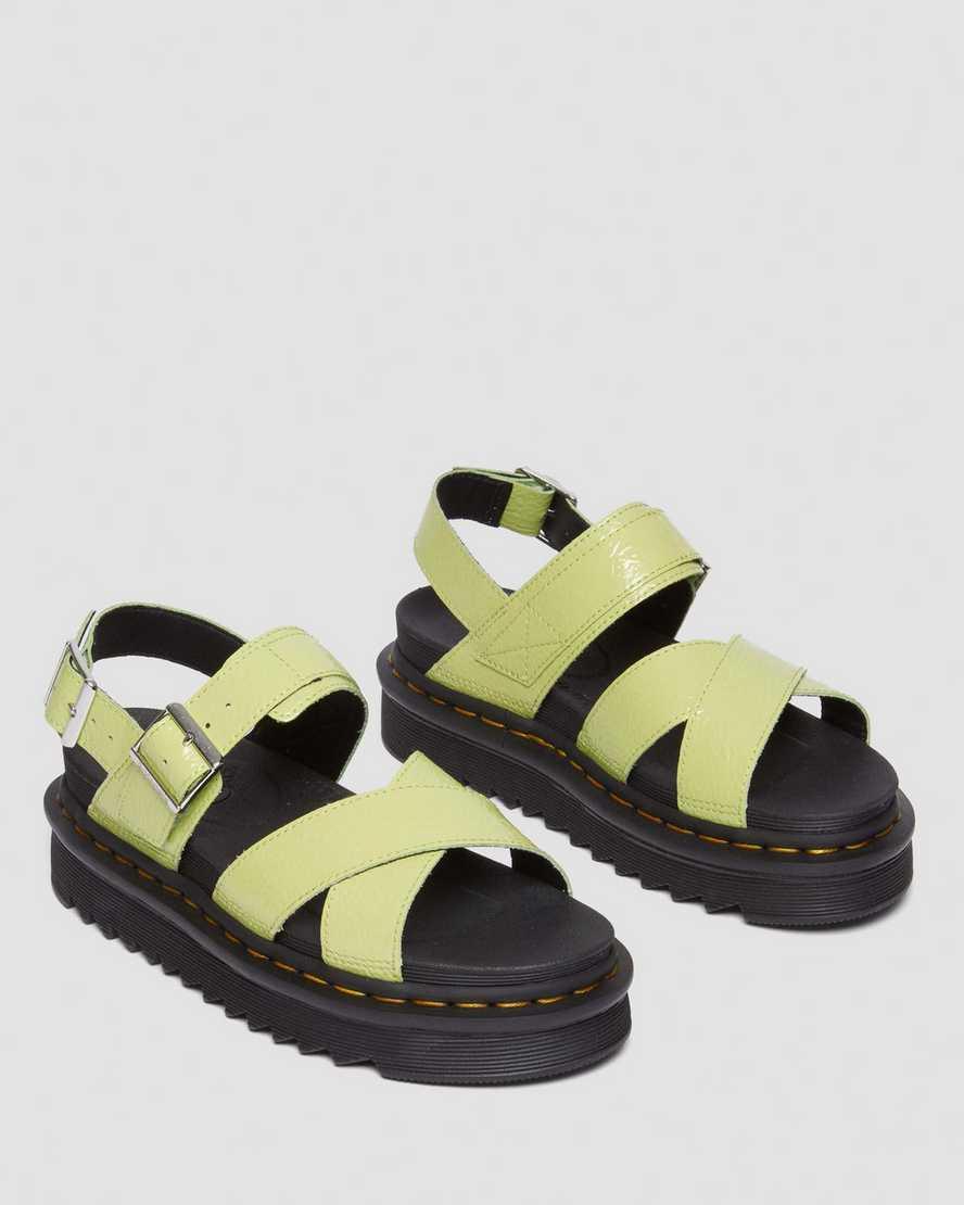 Voss II Distressed Patent Leather Sandals Product Image