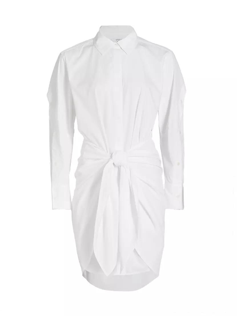 Charlotte Tie-Waist Shirt Dress Product Image