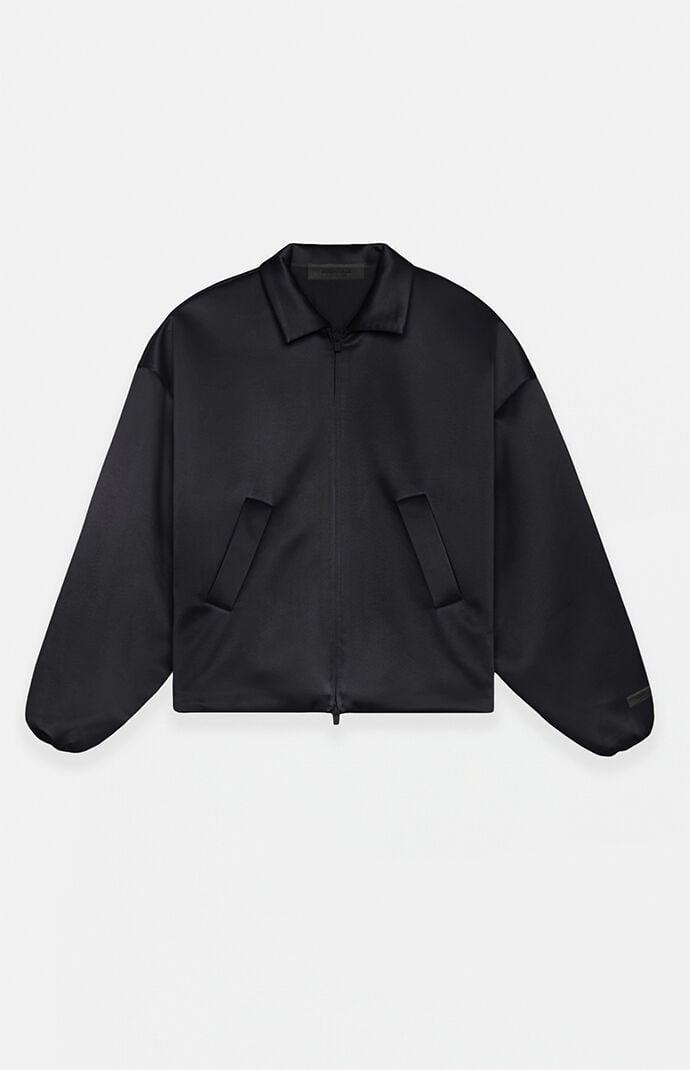 Fear of God Essentials Womens Satin Bomber Jacket - Product Image